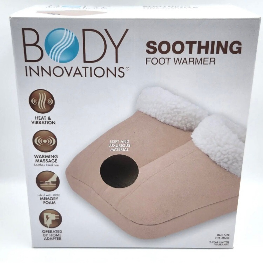 Body Innovations Soothing Foot Warmer & Vibration Massage. Used/Good Condition